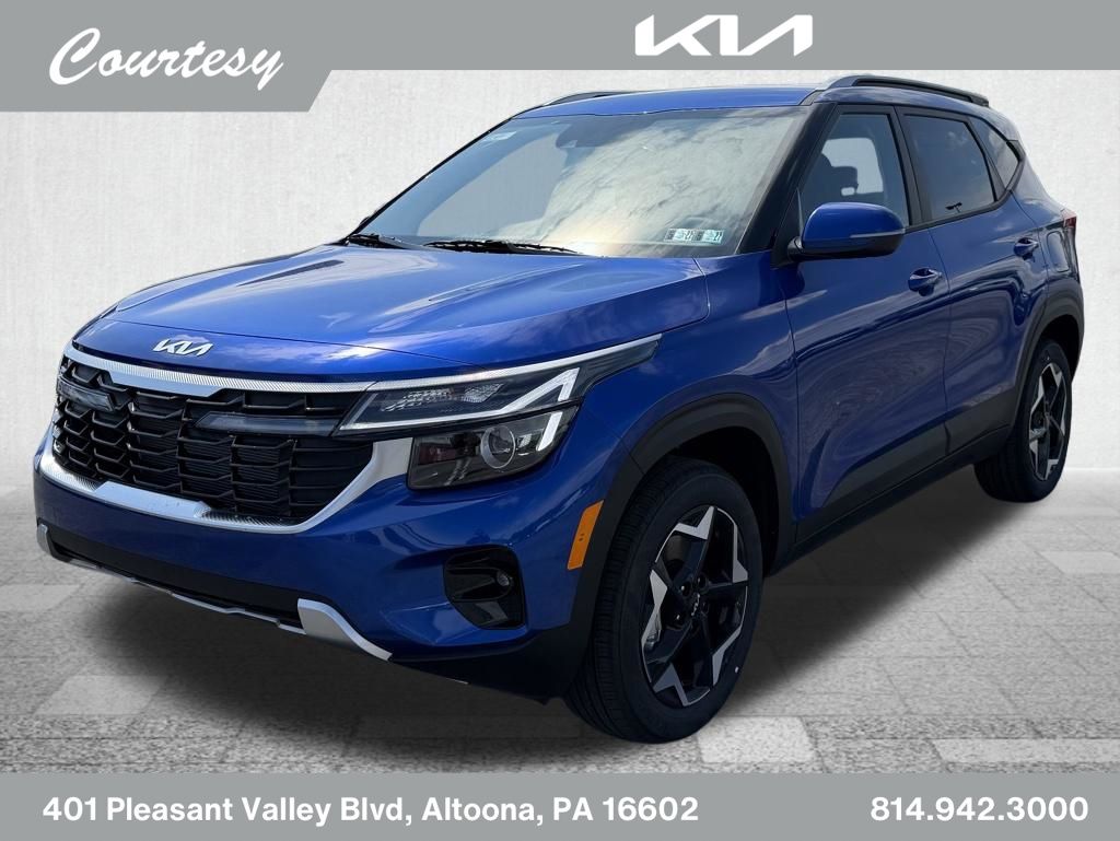 Neptune Blue 2026 Kia Seltos SUV / Crossover All-Wheel Drive Continuously Variable Transmission