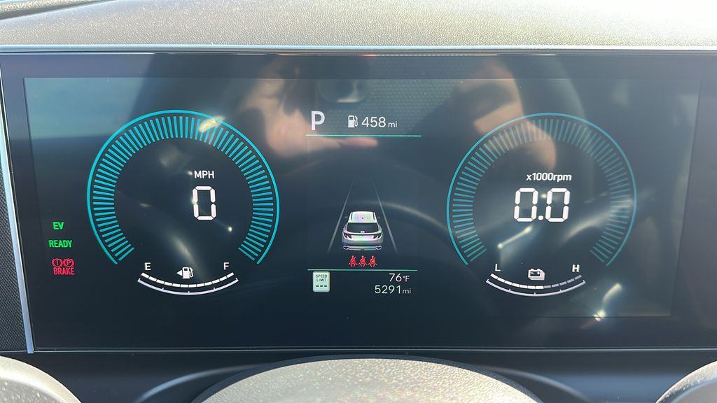 2025 Hyundai Tucson Hybrid Blue White at Baytown Hyundai