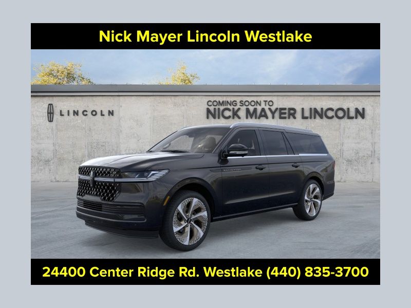 Infinite Black Metallic Clearcoat 2026 Lincoln Navigator SUV / Crossover Four-Wheel Drive Automatic