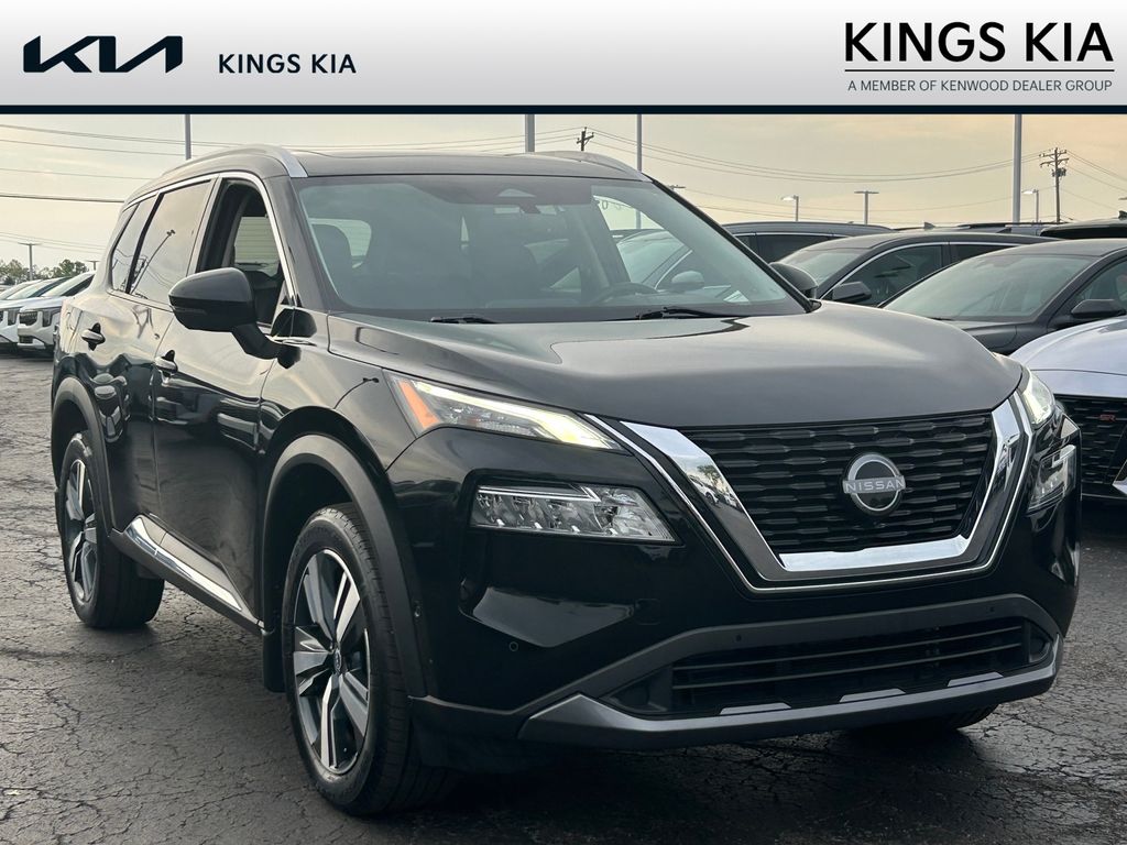 Super Black 2023 Nissan Rogue SUV / Crossover All-Wheel Drive Continuously Variable Transmission