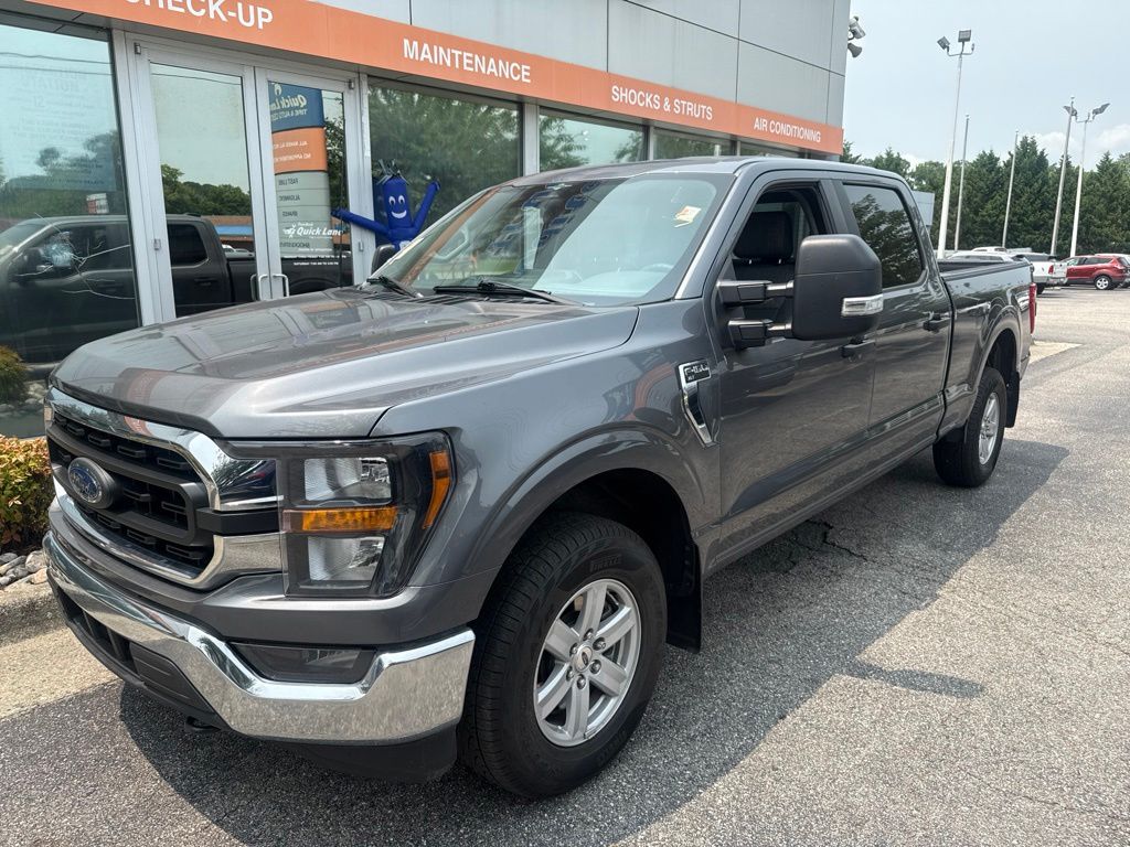 Stone Gray Metallic 2023 Ford F-150 Pickup Truck Four-Wheel Drive Automatic
