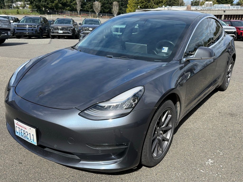 Gray 2019 Tesla Model 3 All-Wheel Drive 1-Speed Automatic