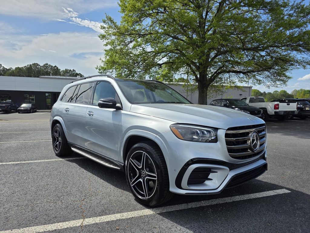 Cirrus Silver Metallic 2026 Mercedes-Benz GLS 450 4MATIC SUV / Crossover All-Wheel Drive 9-Speed Automatic