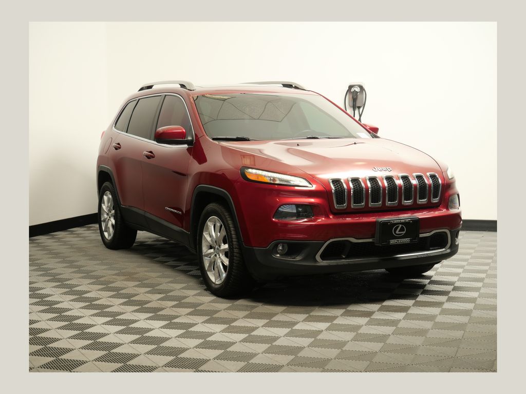 Deep Cherry Red Crystal Pearlcoat 2016 Jeep Cherokee Limited FWD SUV / Crossover Front-Wheel Drive 9-Speed Automatic