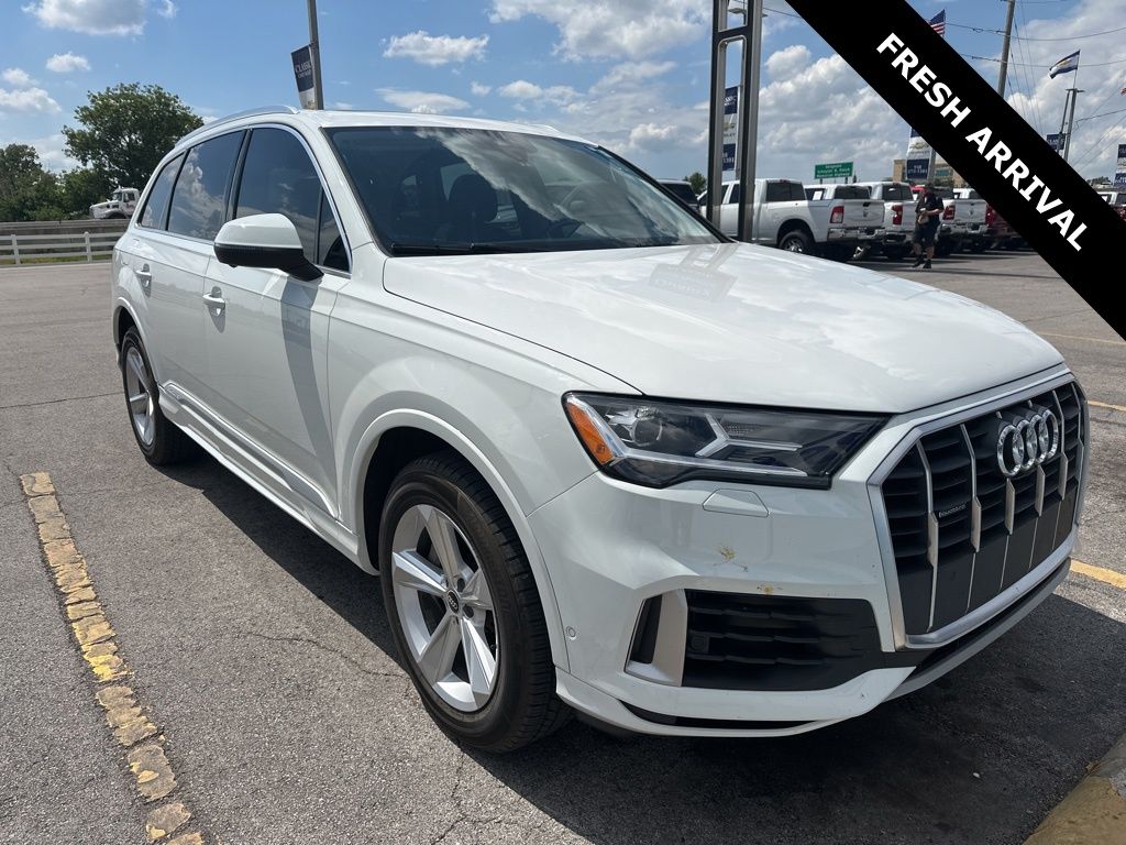 Carrara White 2021 Audi Q7 quattro Premium 55 TFSI SUV / Crossover All-Wheel Drive 8-Speed Automatic