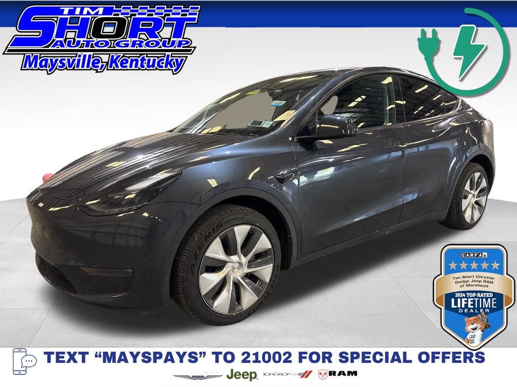 Gray 2024 Tesla Model Y Long Range AWD SUV / Crossover All-Wheel Drive 1-Speed Automatic