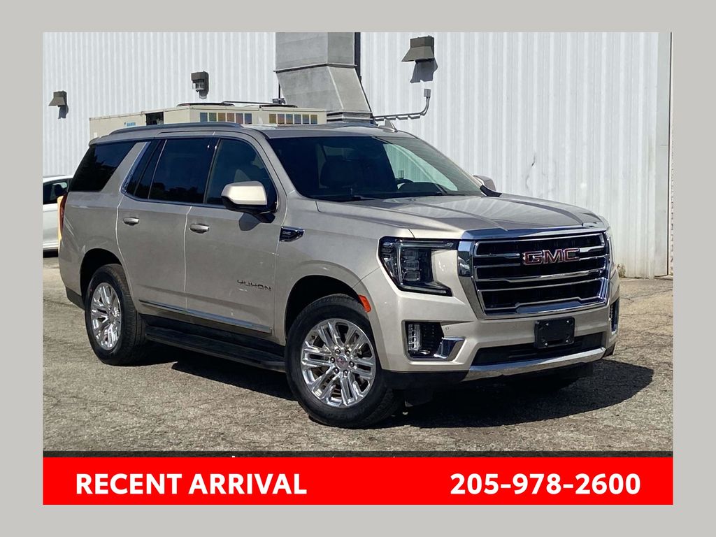 Brown (Pearl Beige Metallic) 2023 GMC Yukon SLT RWD SUV / Crossover 4X2
