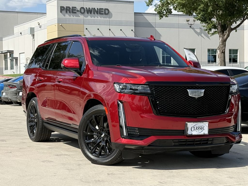 Radiant Red Tintcoat 2024 Cadillac Escalade SUV / Crossover Four-Wheel Drive Automatic