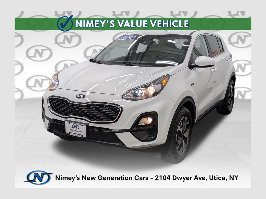 Clear White 2020 Kia Sportage SUV / Crossover All-Wheel Drive 6-Speed Automatic Overdrive