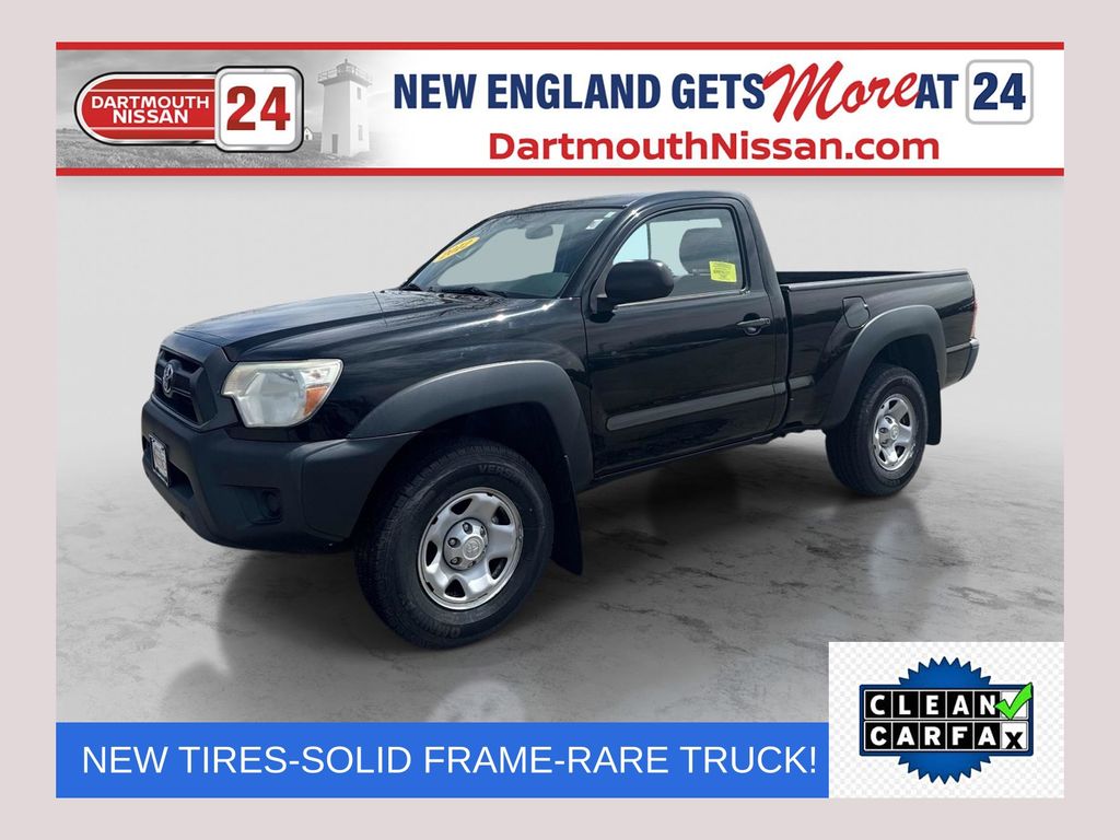 Black 2012 Toyota Tacoma Regular Cab 4WD Pickup Truck Four-Wheel Drive 4-Speed Automatic Overdrive