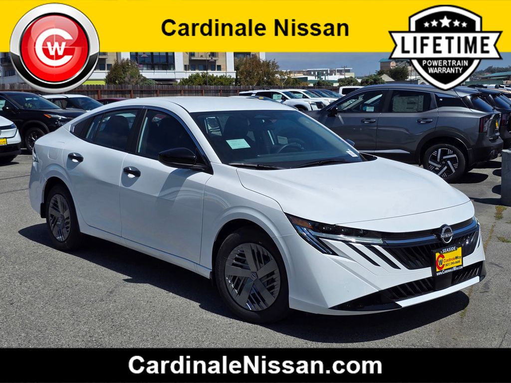 White (Fresh Powder) 2026 Nissan Sentra S FWD Sedan Front-Wheel Drive Continuously Variable Transmission