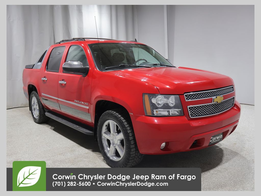 Victory Red 2012 Chevrolet Avalanche Pickup Truck Four-Wheel Drive 6-Speed Automatic