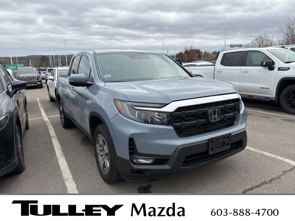 Green 2025 Honda Ridgeline RTL AWD Pickup Truck All-Wheel Drive 9-Speed Automatic