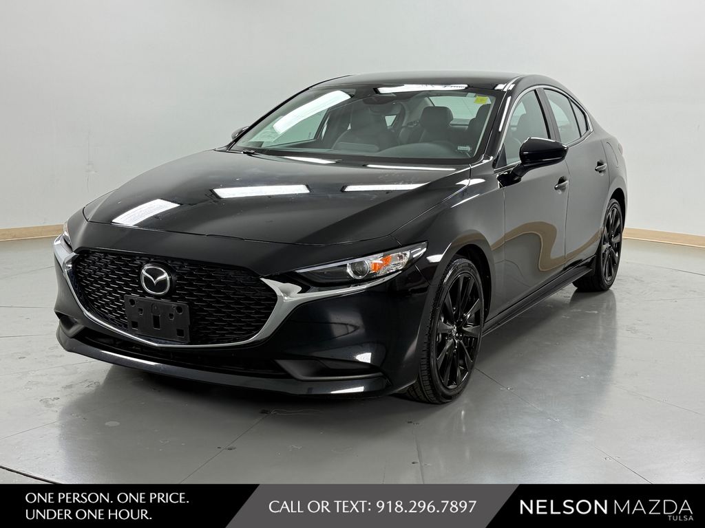 Jet Black Mica 2025 Mazda MAZDA3 Sedan Front-Wheel Drive 6-Speed Automatic
