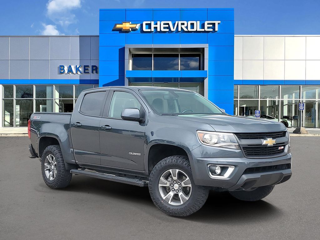 Cyber Gray Metallic 2017 Chevrolet Colorado Pickup Truck Four-Wheel Drive 8-Speed Automatic