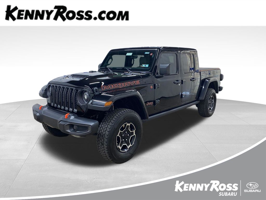 Black Clearcoat 2021 Jeep Gladiator Pickup Truck Four-Wheel Drive 8-Speed Automatic
