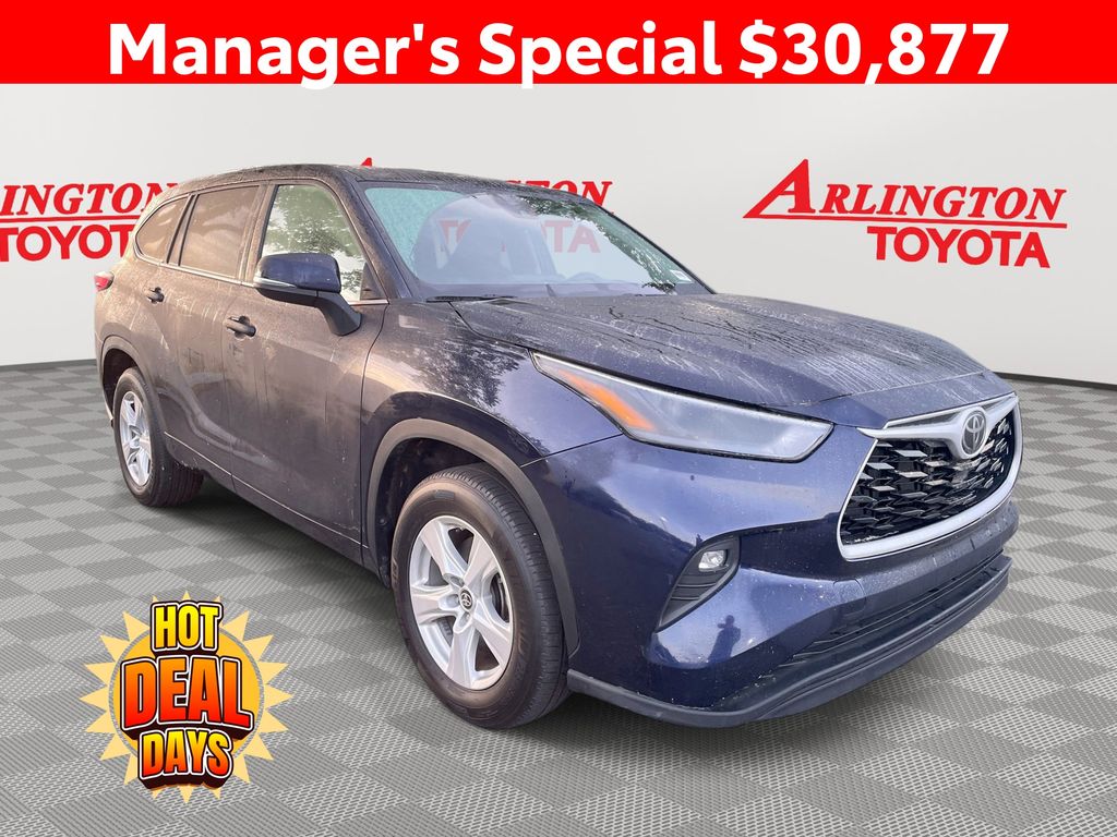 Blueprint 2025 Toyota Highlander LE FWD SUV / Crossover Front-Wheel Drive 8-Speed Automatic
