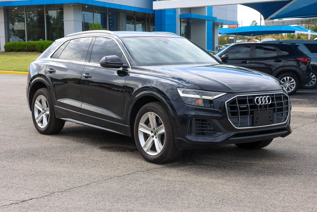 Orca Black Metallic 2021 Audi Q8 SUV / Crossover All-Wheel Drive 8-Speed Automatic