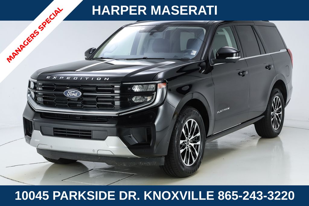 Agate Black Metallic 2025 Ford Expedition SUV / Crossover Four-Wheel Drive Automatic