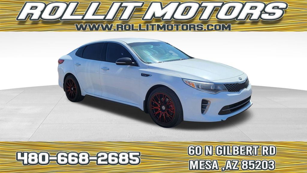 Snow White Pearl 2017 Kia Optima Sedan Front-Wheel Drive 6-Speed Automatic