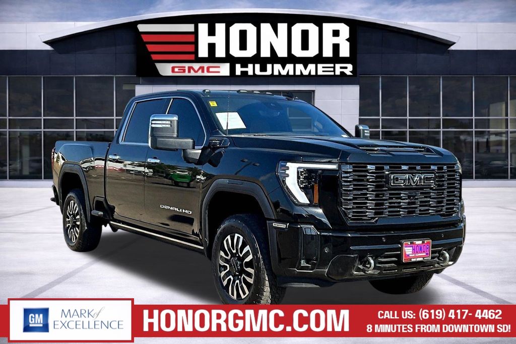 Onyx Black 2025 GMC Sierra 3500HD Pickup Truck Four-Wheel Drive Automatic
