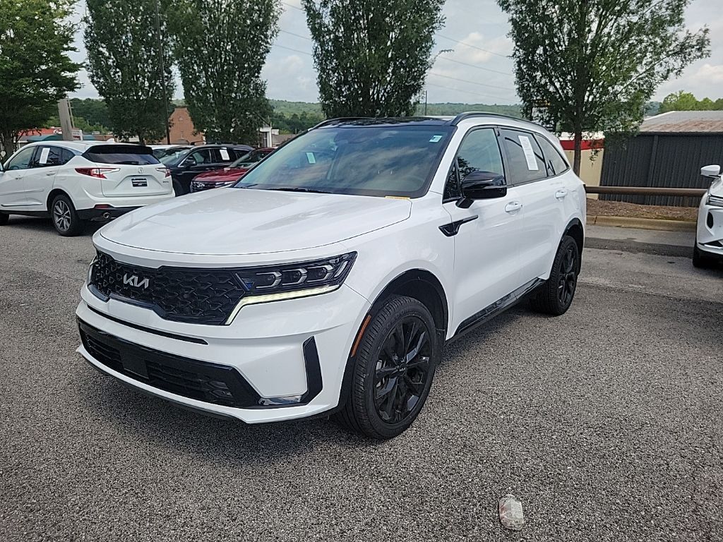 Glacial White Pearl 2023 Kia Sorento SUV / Crossover All-Wheel Drive 8-Speed Dual Clutch