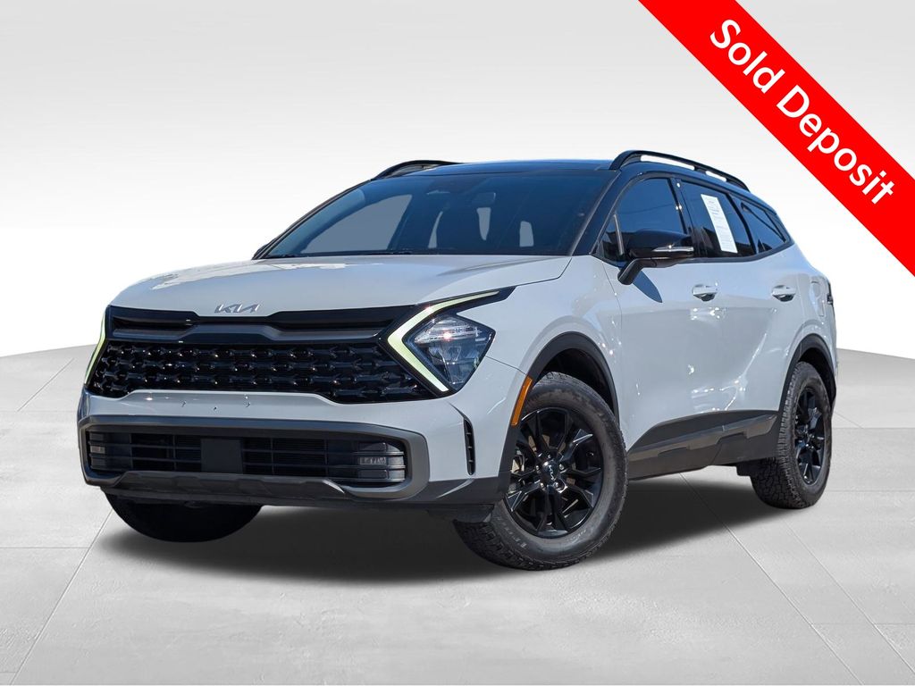 Wolf Gray/Ebony Black Roof 2023 Kia Sportage SUV / Crossover All-Wheel Drive 8-Speed Automatic