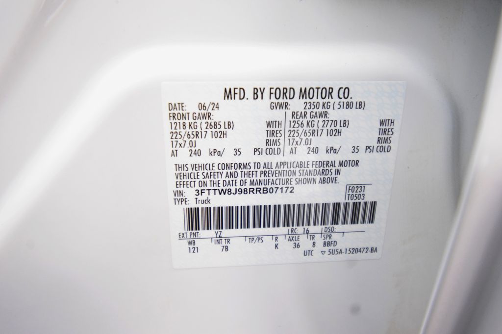used 2024 Ford Maverick car, priced at $25,800