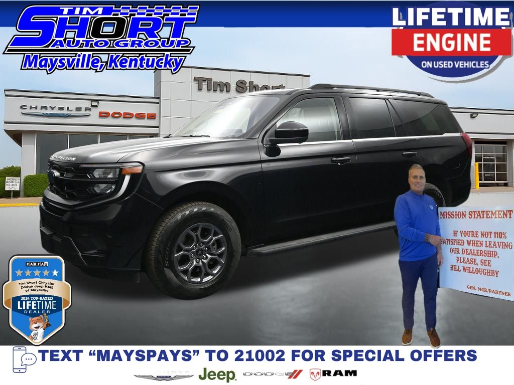 Black Metallic 2025 Ford Expedition SUV / Crossover Four-Wheel Drive Automatic