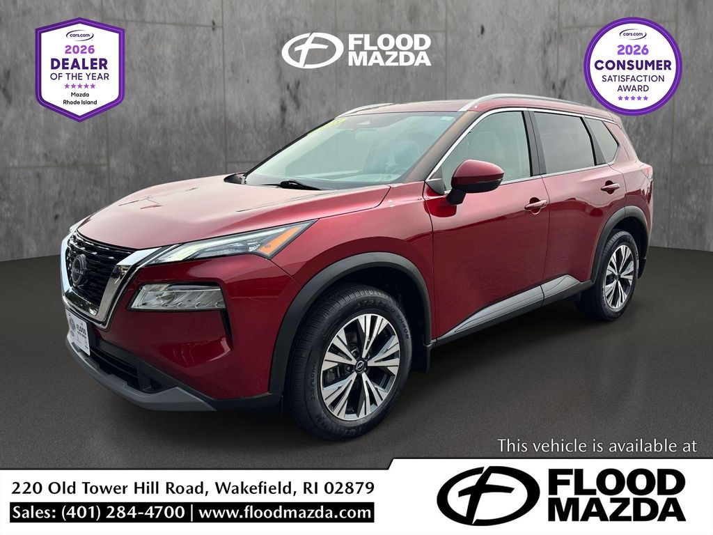 Red (Scarlet Ember Tintcoat) 2023 Nissan Rogue SUV / Crossover All-Wheel Drive Continuously Variable Transmission