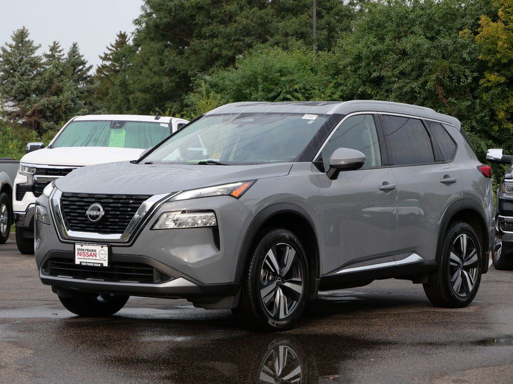 Boulder Gray Pearl 2023 Nissan Rogue SUV / Crossover All-Wheel Drive Continuously Variable Transmission