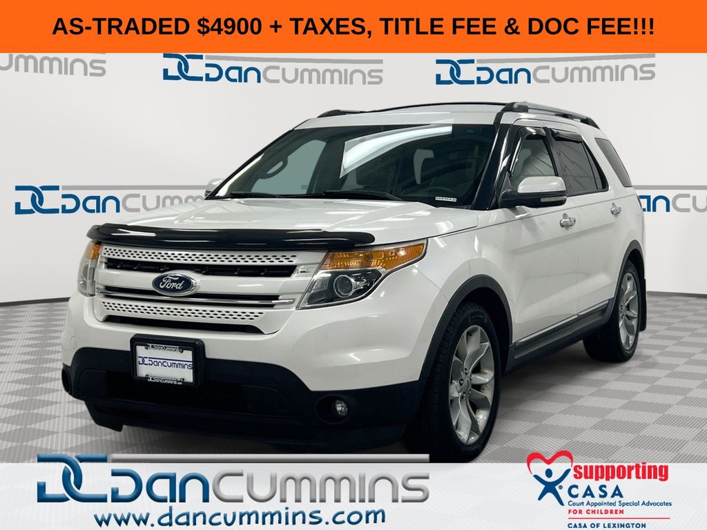 White Platinum Clearcoat Metallic 2012 Ford Explorer SUV / Crossover All-Wheel Drive 6-Speed Automatic