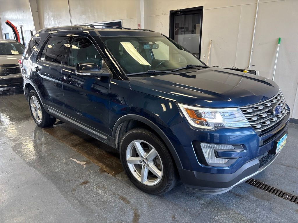 Blue Jeans Metallic 2017 Ford Explorer SUV / Crossover All-Wheel Drive 6-Speed Automatic