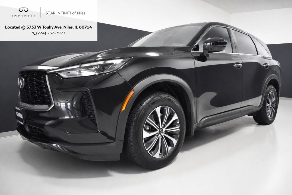 Mineral Black 2025 INFINITI QX60 SUV / Crossover All-Wheel Drive 9-Speed Automatic