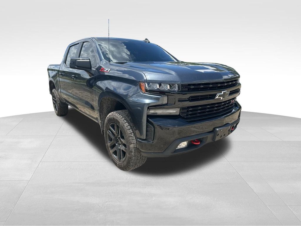 2021 Shadow Gray Metallic Chevrolet Silverado 1500 LT Trail Boss 4X4 Truck