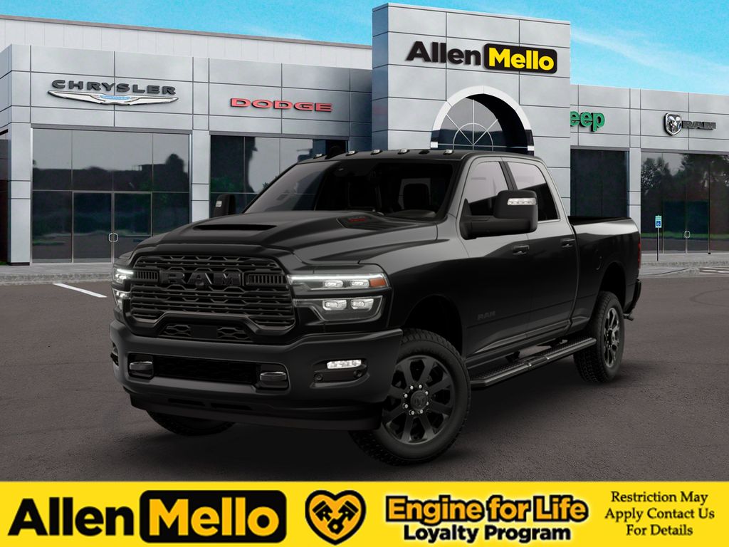 Diamond Black Crystal Pearlcoat 2026 RAM 2500 Pickup Truck Four-Wheel Drive 8-Speed Automatic