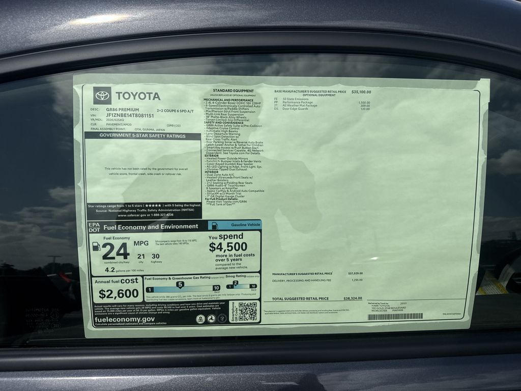 New 2026 Toyota GR86 Coupe