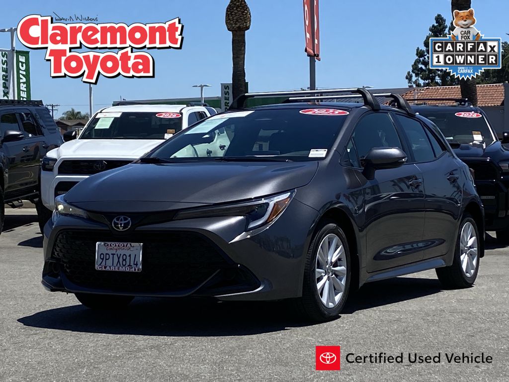 Magnetic Gray Metallic 2025 Toyota Corolla Hatchback Hatchback Front-Wheel Drive Continuously Variable Transmission