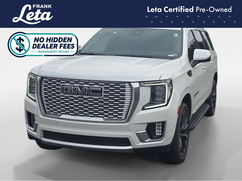 White Frost Tricoat 2024 GMC Yukon SUV / Crossover Four-Wheel Drive