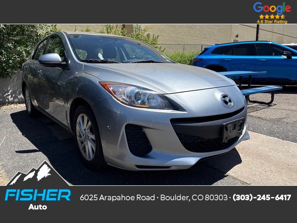 Liquid Silver Metallic 2012 Mazda MAZDA3 Hatchback Front-Wheel Drive 6-Speed Automatic