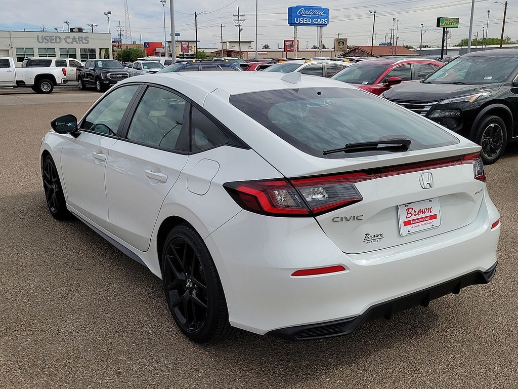 2025 Honda Civic Sport White at Brown Honda