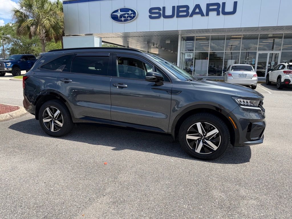 Gravity Gray 2021 Kia Sorento SUV / Crossover All-Wheel Drive 8-Speed Dual Clutch