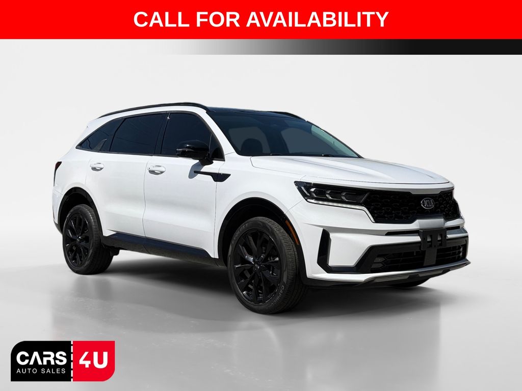 Glacial White Pearl 2021 Kia Sorento SUV / Crossover All-Wheel Drive 8-Speed Dual Clutch