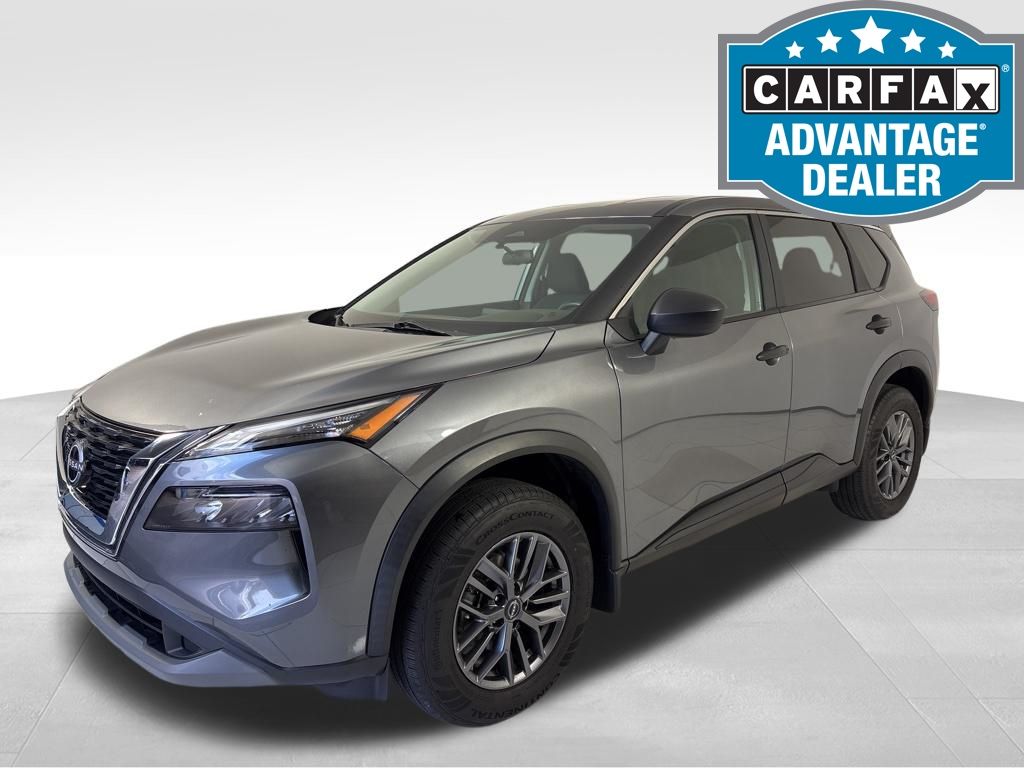 Gray (Gun Metallic) 2023 Nissan Rogue SUV / Crossover Front-Wheel Drive Continuously Variable Transmission