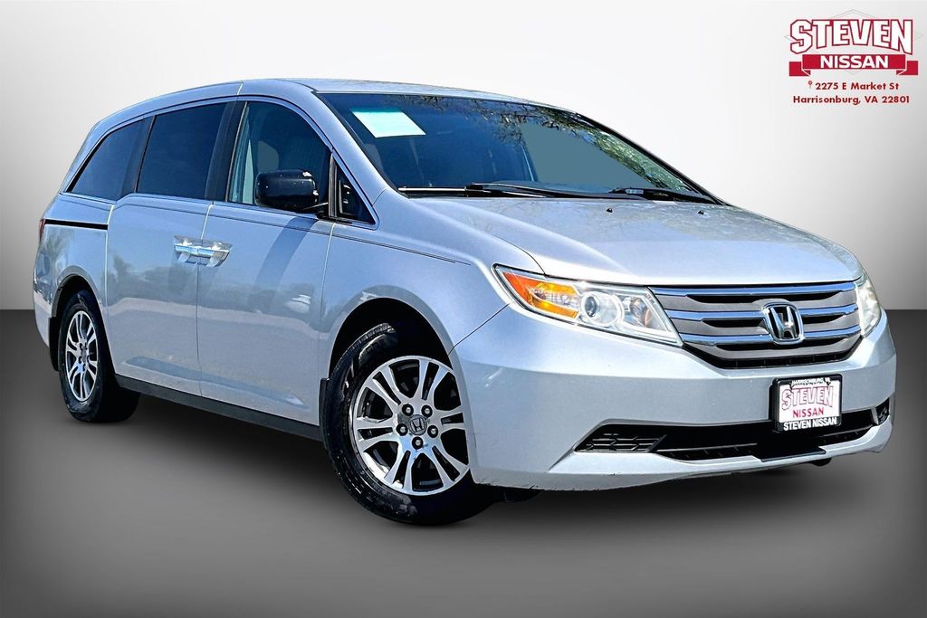 Alabaster Silver Metallic 2011 Honda Odyssey EX FWD Minivan Front-Wheel Drive 5-Speed Automatic