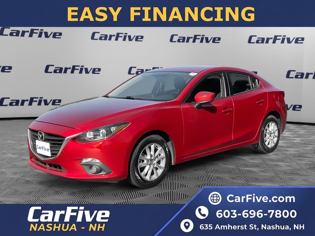 Soul Red Metallic 2015 Mazda MAZDA3 Sedan Front-Wheel Drive 6-Speed Automatic