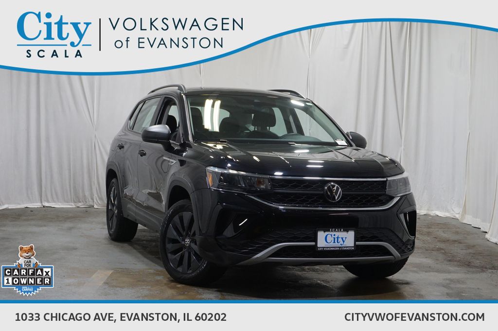 Deep Black 2024 Volkswagen Taos SUV / Crossover Front-Wheel Drive 8-Speed Automatic