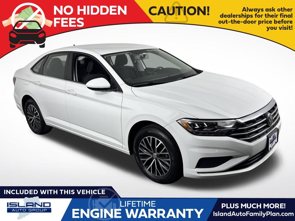 Pure White 2021 Volkswagen Jetta S FWD Sedan Front-Wheel Drive 8-Speed Automatic