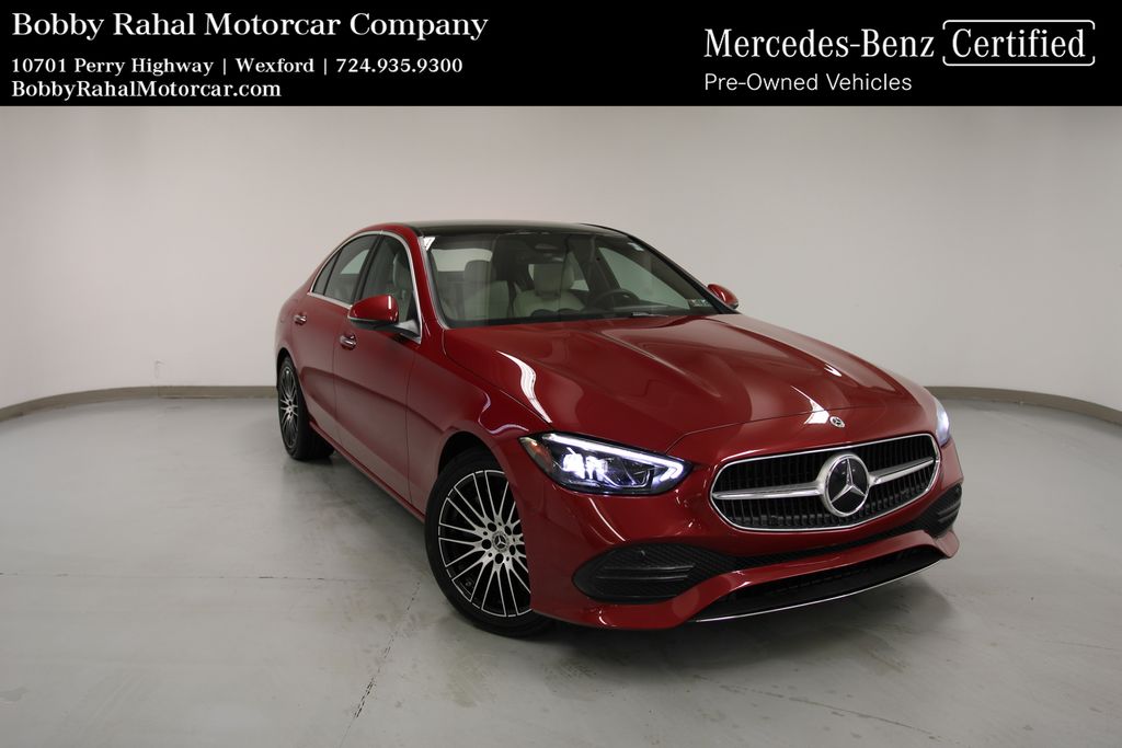 MANUFAKTUR Patagonia Red Metallic 2025 Mercedes-Benz C-Class C 300 4MATIC Sedan All-Wheel Drive 9-Speed Automatic