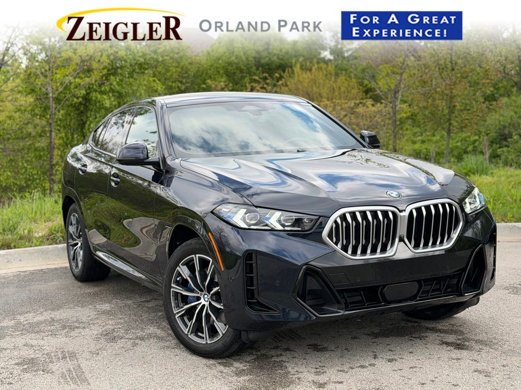 Carbon Black Metallic 2024 BMW X6 SUV / Crossover All-Wheel Drive 8-Speed Automatic